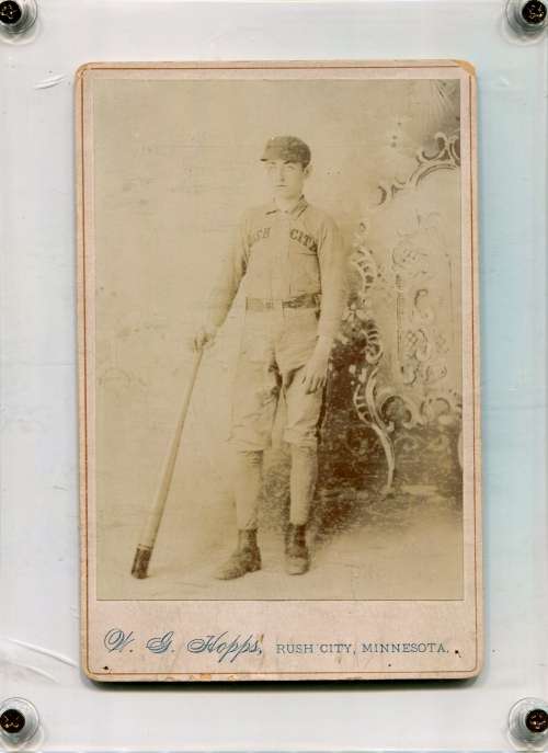 Early Base Ball Player Rush City, MN Studio